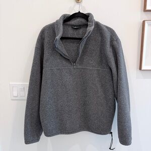 J. Crew Charcoal Zip-Up Women's Sweater